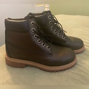 Brown timberland boots